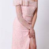 One-Shoulder Pink Dress - Image 3